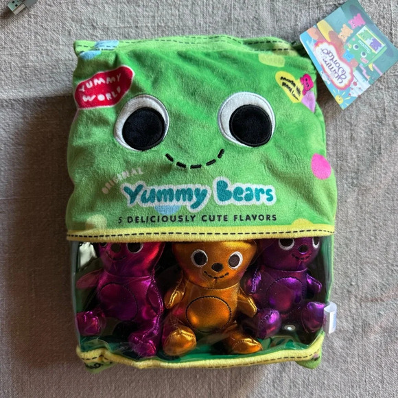 NWT Kidrobot Yummy Bears Plush candy lover gift - Picture 3 of 3